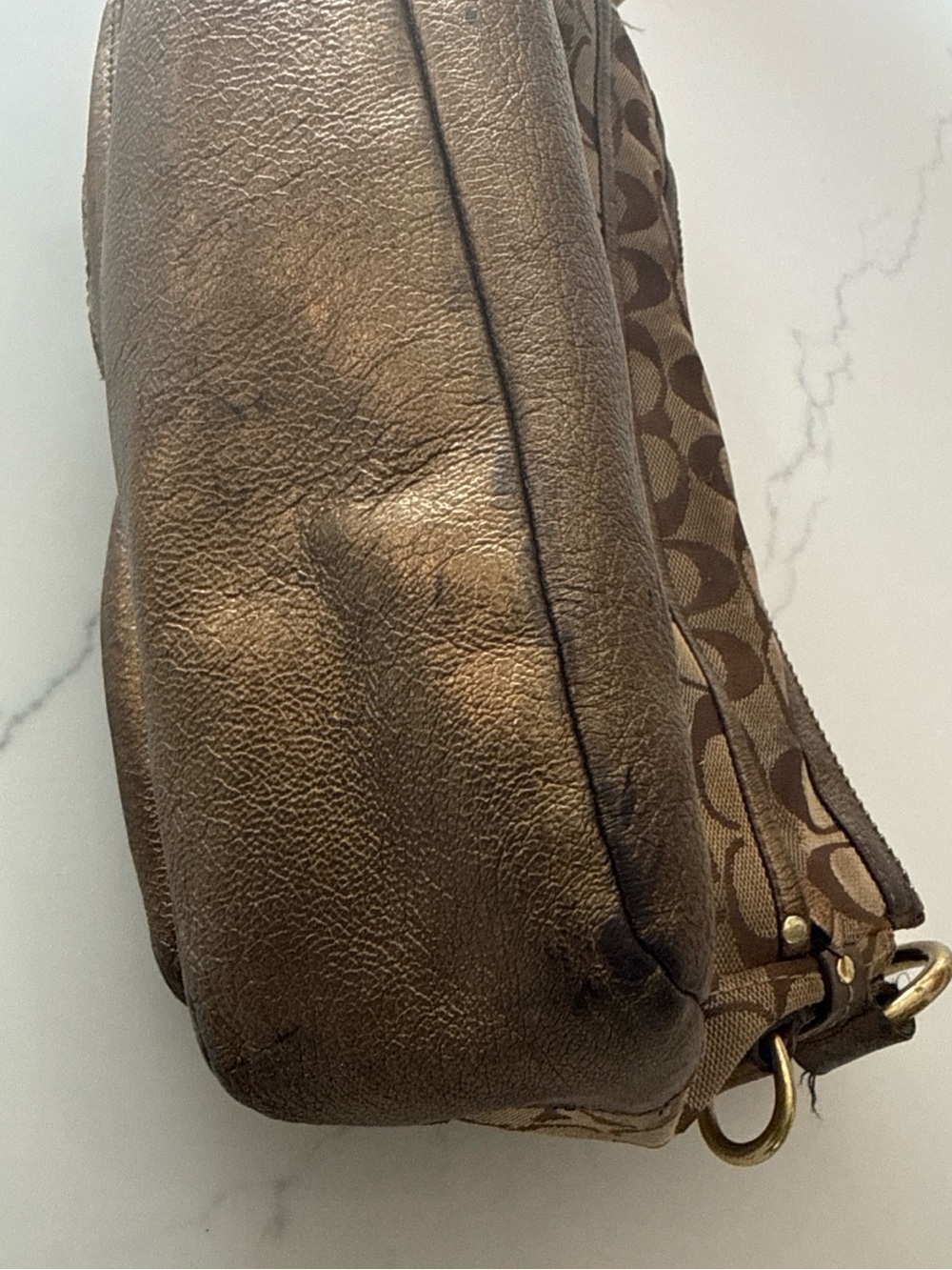 Coach Legacy 10339 Signature Double Turnlock Shoulder Bag 65th Anniversary Y2K - Picture 9 of 9